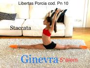 1° Trofeo Nazionale Libertas Ginnastica on line - Esempio staccata