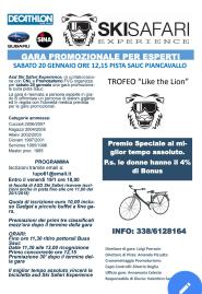 Locandina trofeo Like the Lion